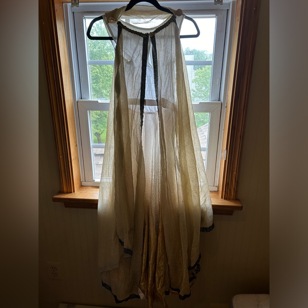 Spirit of Halloween Golden Goddess Size 12-14 Halloween Costume